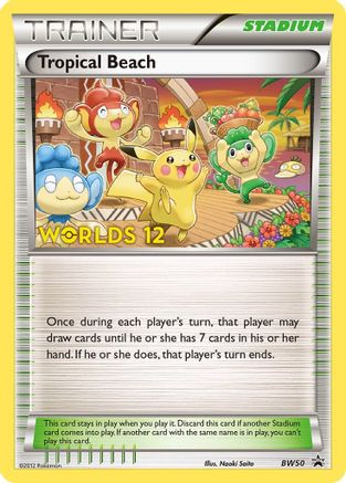 Image of Tropical Beach (BW50) [Black & White: Black Star Promos]