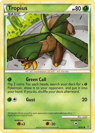 Image of Tropius (66/95) [HeartGold & SoulSilver: Unleashed]