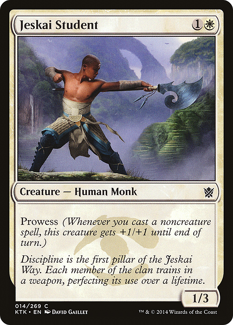 Image of Jeskai Student [Khans of Tarkir]