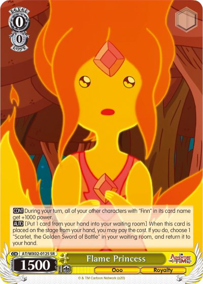 Image of Flame Princess (AT/WX02-012S SR) [Adventure Time]