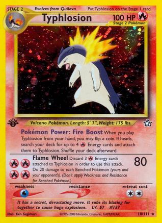 Image of Typhlosion (18/111) [Neo Genesis 1st Edition]