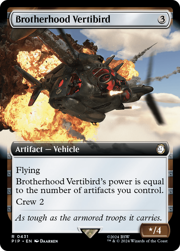 Image of Brotherhood Vertibird (Extended Art) [Fallout]