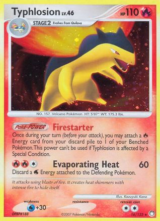 Image of Typhlosion (16/123) [Diamond & Pearl: Mysterious Treasures]