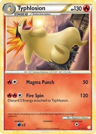 Image of Typhlosion (32/123) [HeartGold & SoulSilver: Base Set]