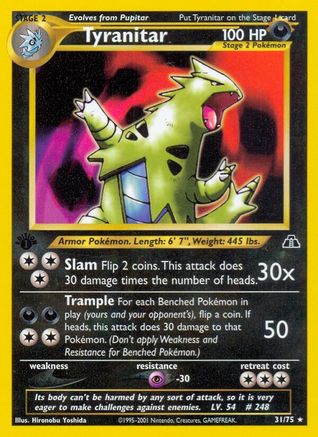 Image of Tyranitar (31/75) [Neo Discovery 1st Edition]