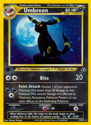 Image of Umbreon (13/75) [Neo Discovery 1st Edition]