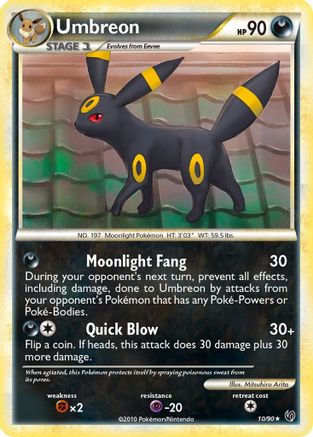 Image of Umbreon (10/90) [HeartGold & SoulSilver: Undaunted]