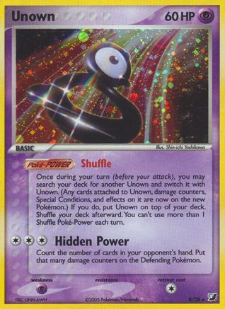 Image of Unown (B) (B/28) [EX: Unseen Forces]
