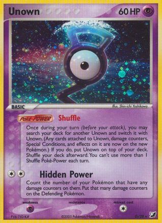 Image of Unown (G) (G/28) [EX: Unseen Forces]