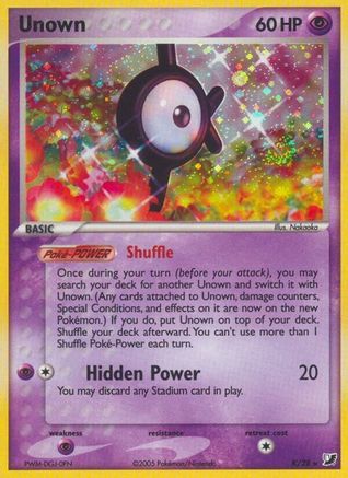 Image of Unown (K) (K/28) [EX: Unseen Forces]