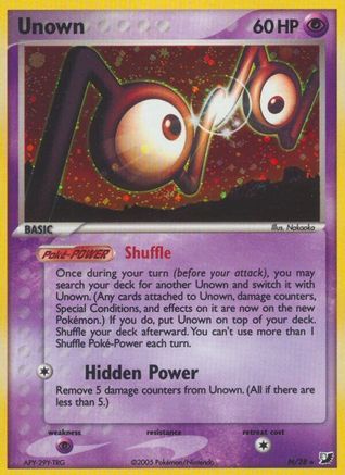 Image of Unown (N) (N/28) [EX: Unseen Forces]