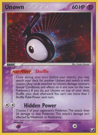Image of Unown (T) (T/28) [EX: Unseen Forces]