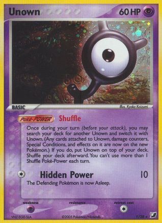 Image of Unown (Y) (Y/28) [EX: Unseen Forces]