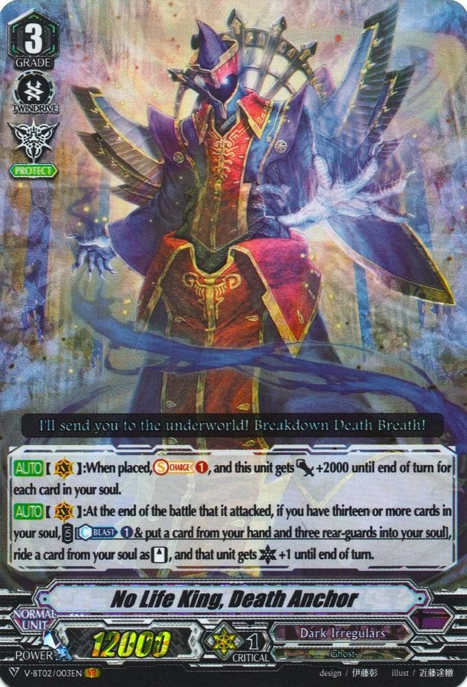 Image of No Life King, Death Anchor (V-BT02/003EN) [Strongest! Team AL4]