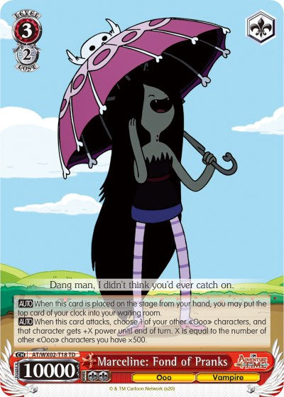 Image of Marceline: Fond of Pranks (AT/WX02-T18 TD) [Adventure Time]