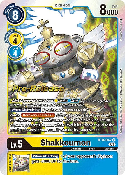 Image of Shakkoumon [BT8-042] [New Awakening Pre-Release Cards]