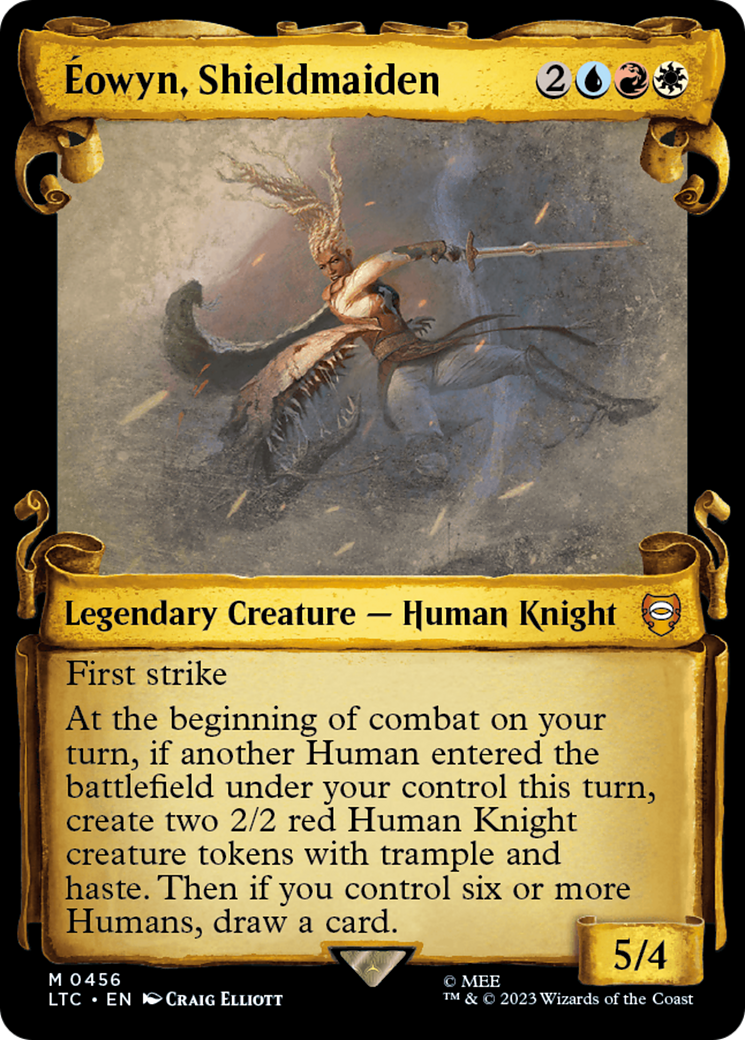 Image of Eowyn, Shieldmaiden [The Lord of the Rings: Tales of Middle-Earth Commander Showcase Scrolls]