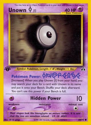 Image of Unown [I] (68/75) [Neo Discovery 1st Edition]