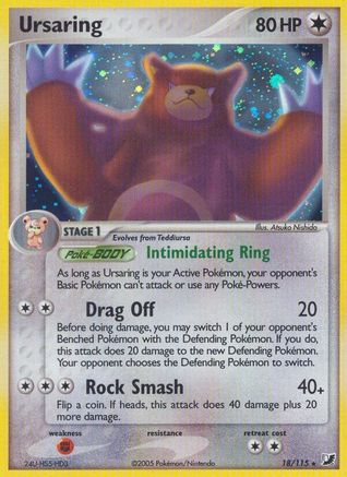 Image of Ursaring (18/115) (Stamped) [EX: Unseen Forces]
