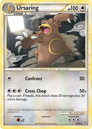 Image of Ursaring (27/95) [HeartGold & SoulSilver: Unleashed]