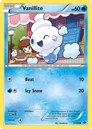 Image of Vanillite (31/99) [Black & White: Next Destinies]