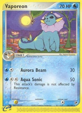 Image of Vaporeon (25/100) [EX: Sandstorm]