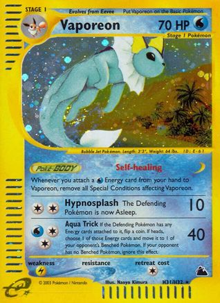 Image of Vaporeon (H31/H32) [Skyridge]