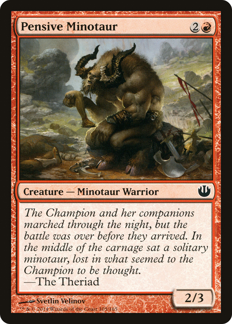 Image of Pensive Minotaur [Journey into Nyx]