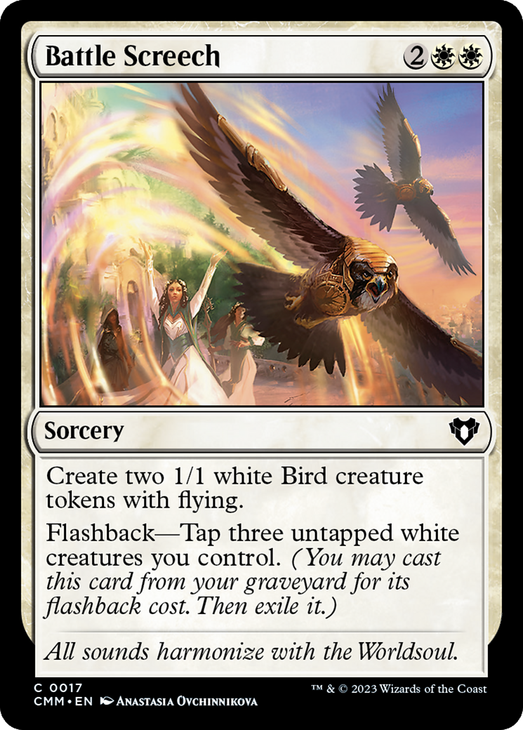 Image of Battle Screech [Commander Masters]
