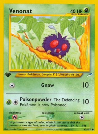 Image of Venonat (90/105) [Neo Destiny 1st Edition]