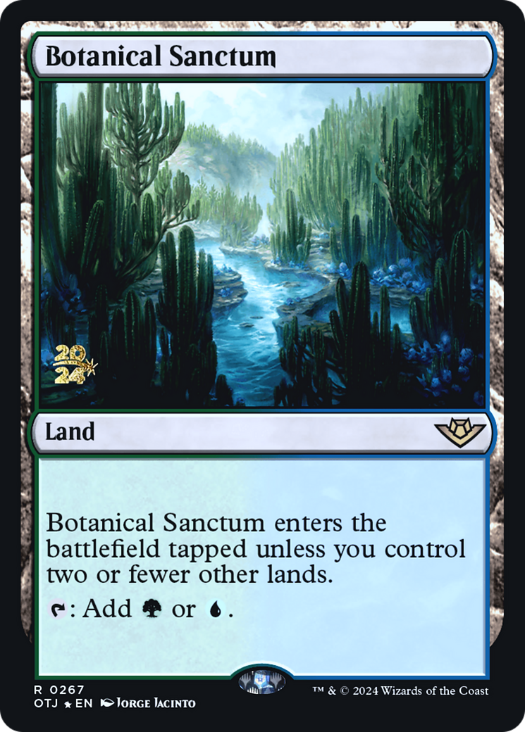 Image of Botanical Sanctum (OTJ) [Outlaws of Thunder Junction Prerelease Promos]