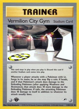 Image of Vermilion City Gym (120/132) [Gym Heroes 1st Edition]