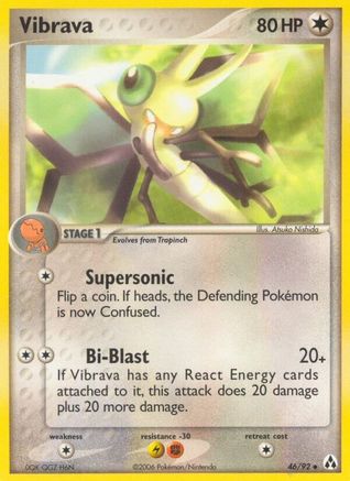 Image of Vibrava (46/92) (Stamped) [EX: Legend Maker]