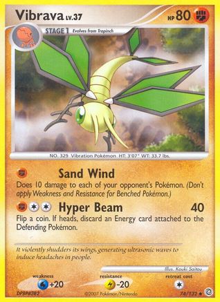 Image of Vibrava (74/132) [Diamond & Pearl: Secret Wonders]