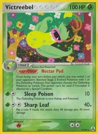 Image of Victreebel (13/92) (Stamped) [EX: Legend Maker]