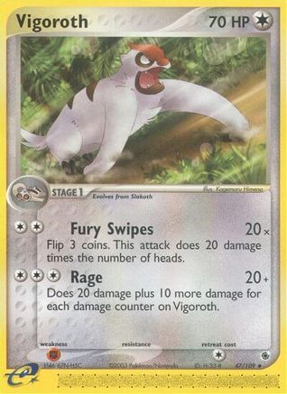 Image of Vigoroth (47/109) [EX: Ruby & Sapphire]