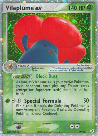 Image of Vileplume ex (100/101) [EX: Hidden Legends]