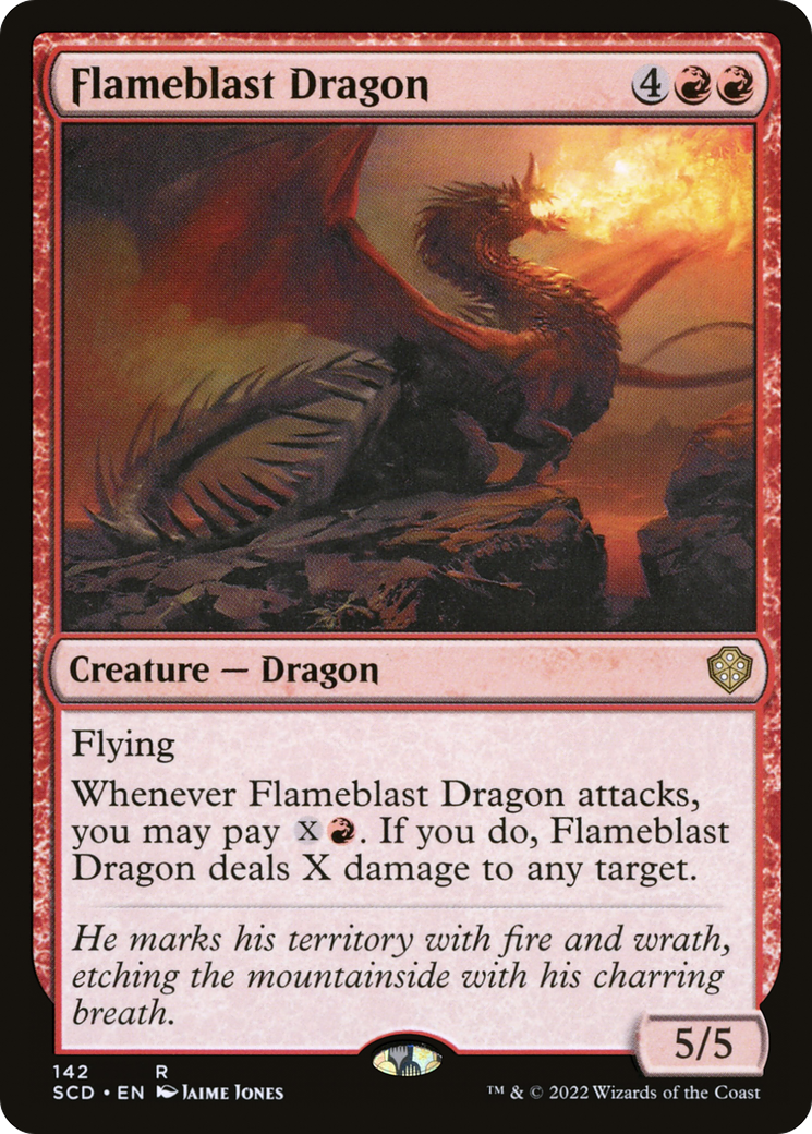 Image of Flameblast Dragon [Starter Commander Decks]