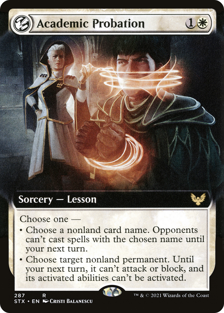 Image of Academic Probation (Extended Art) [Strixhaven: School of Mages]