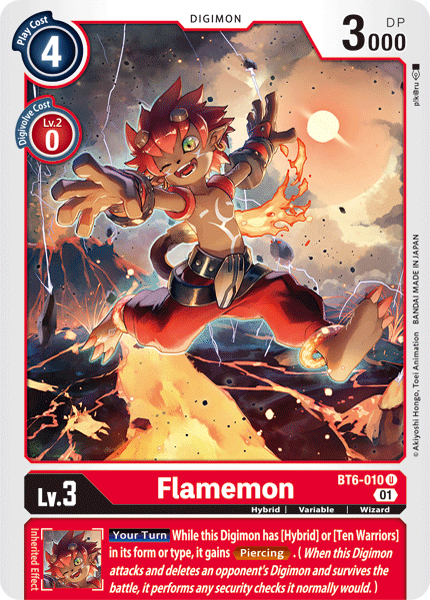 Image of Flamemon [BT6-010] [Double Diamond]