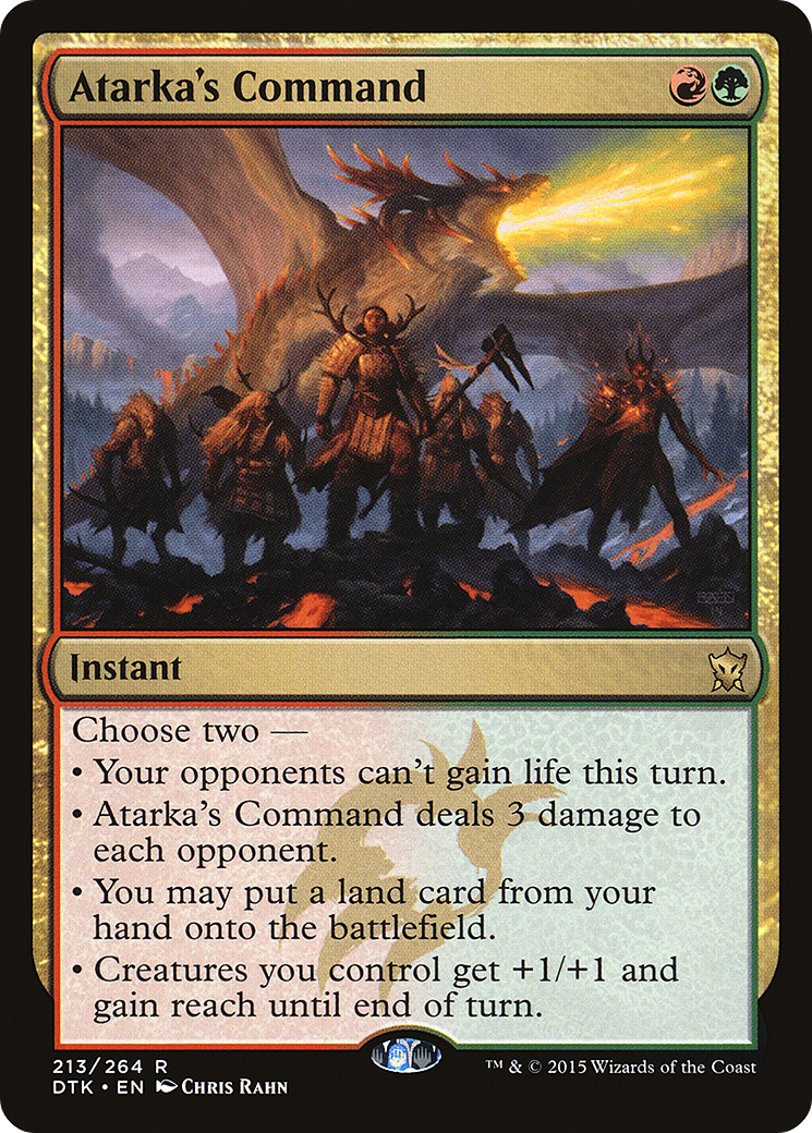 Image of Atarka's Command [Dragons of Tarkir]