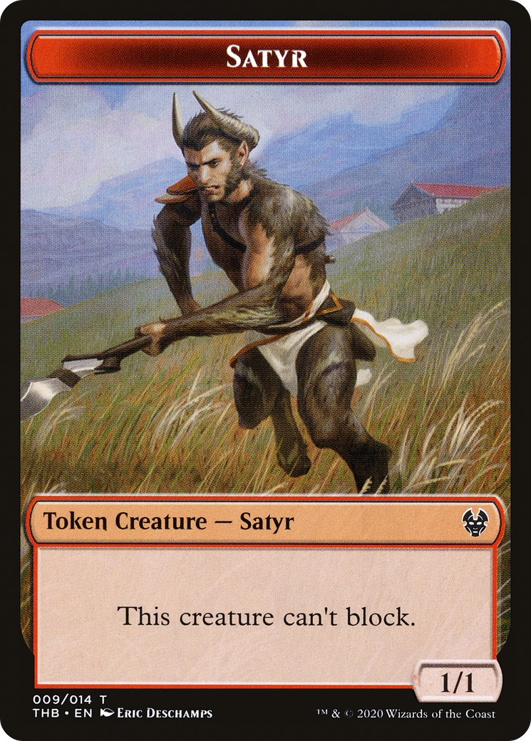 Image of Satyr Token [Theros Beyond Death Tokens]