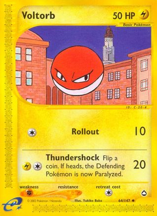Image of Voltorb (64/147) [Aquapolis]