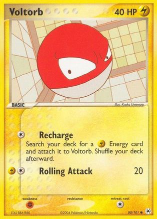 Image of Voltorb (80/101) [EX: Hidden Legends]