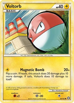 Image of Voltorb (83/102) [HeartGold & SoulSilver: Triumphant]