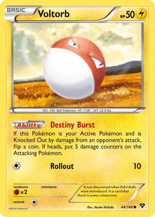 Image of Voltorb (44/146) [XY: Base Set]