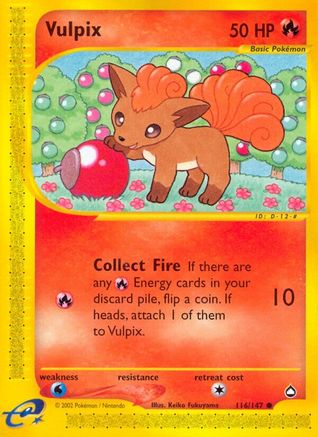 Image of Vulpix (116/147) [Aquapolis]