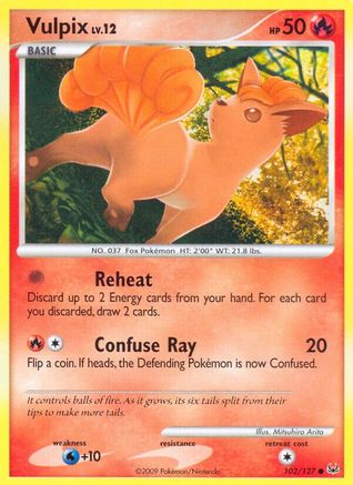 Image of Vulpix (102/127) [Platinum: Base Set]