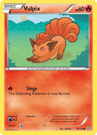 Image of Vulpix (18/124) [Black & White: Dragons Exalted]