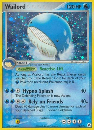 Image of Wailord (14/92) [EX: Legend Maker]